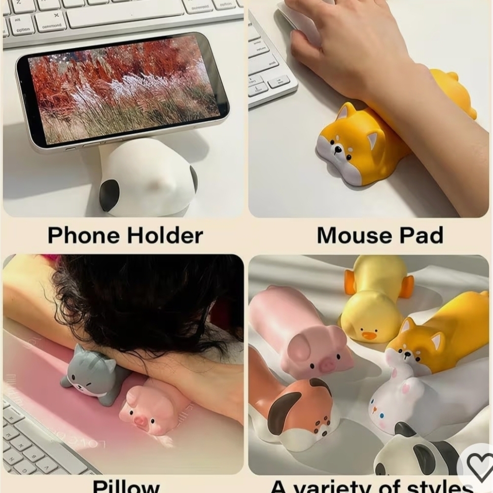 Cat Wrist Rest Pad Or Phone Holder Nwt - Picture 3 of 3